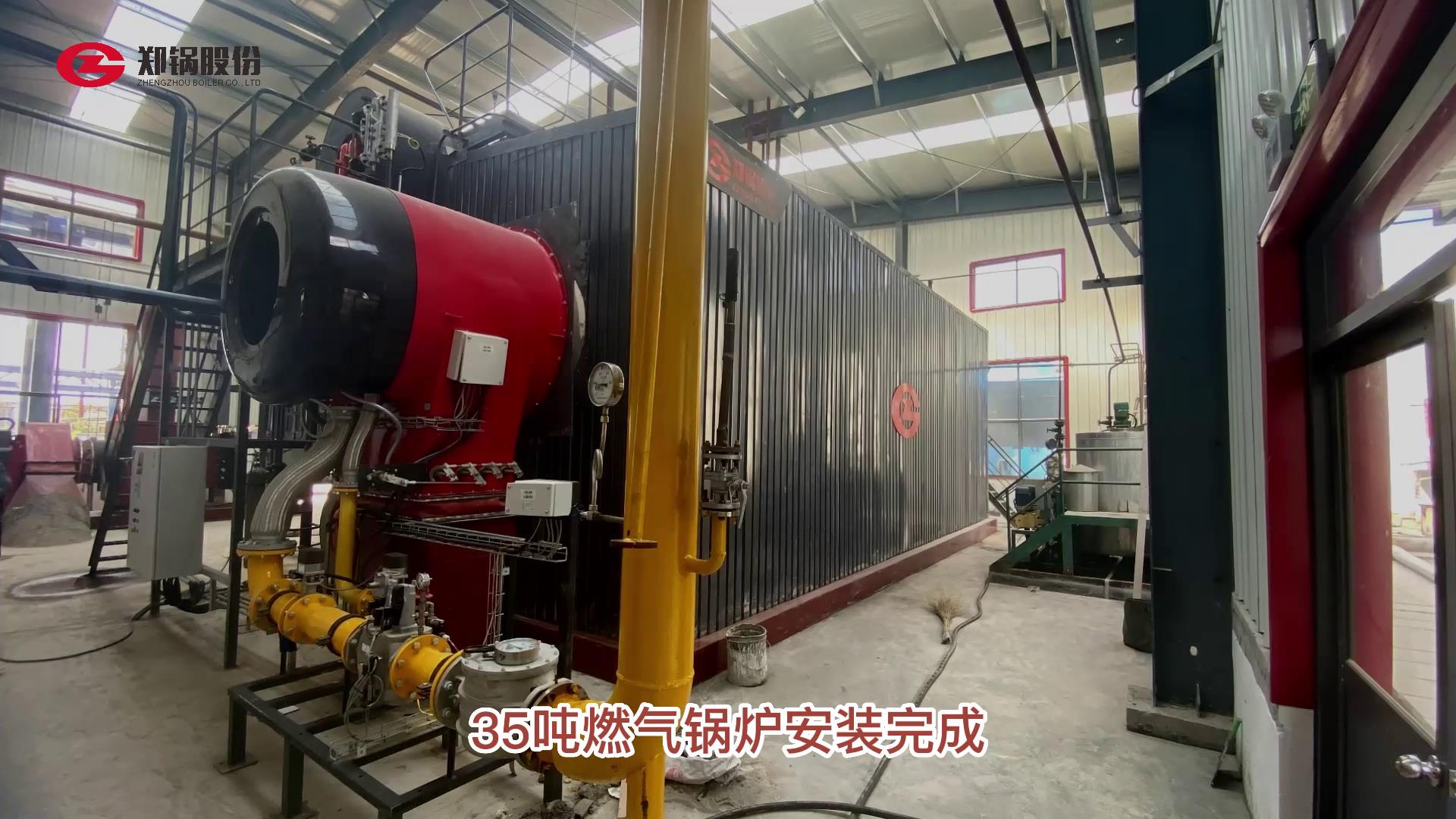Z6尊龙凯时35吨燃气蒸汽锅炉项目