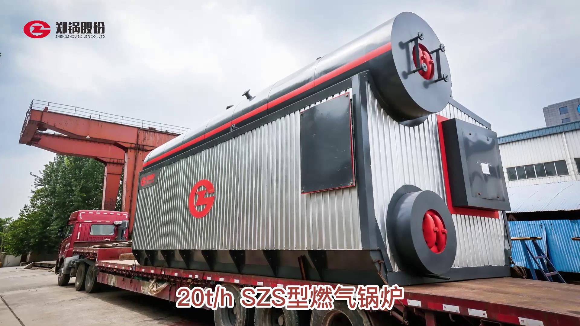 Z6尊龙凯时20吨燃气锅炉出口伊朗
