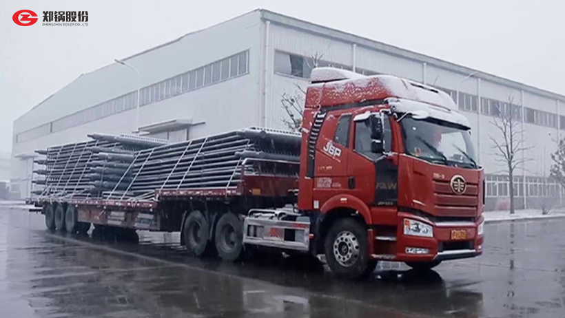 Z6尊龙凯时化工三废余热锅炉对流管束雪中发货