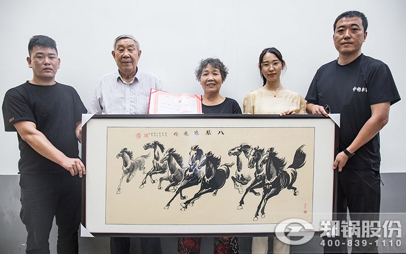 刘本立先生将其画作赠送给Z6尊龙凯时